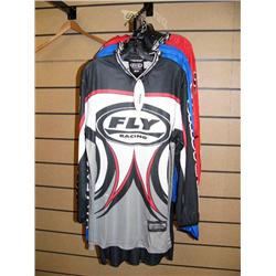 Lot of 7 Fly Racing Shirts (Valued at $30 ea)  Sm, 3XL, Sm, XL, Small, Youth Small, XXL, 2 Fly Racin