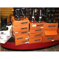 Lot of:  13 Pairs Baffin Tech Mountain Boots Sizes: 8, 11, 12, 12, 10, 13, 1, 2, 3, 4, 5 (Valued at 