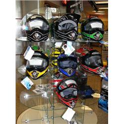Lot of: 15 Full Face Helmets with Chin Guards ($200 ea)