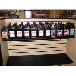 Fifty Quarts of Various Motorcycle Lubricants, Oils  (Value $5 each)