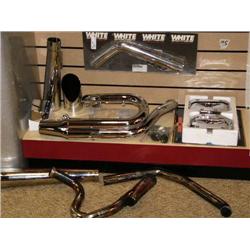Chrome Exhaust Two to one System, Chrome Rocker, Box Covers, Tail Light Flashers