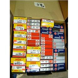 CHOICE on 5 Boxes of Motorcycle Spark Plugs (Valued at approx $400 each)