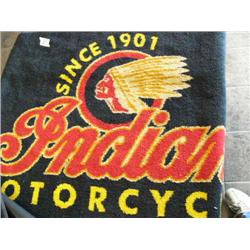 CHOICE of 3 Indian Floor Rugs Since 1901 Indian Motorcycle