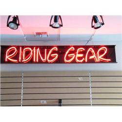 CHOICE on 7 Neon Signs:  "Parts, Service, Riding Gear, Riding Gear, Parts (&Accessories does not lig
