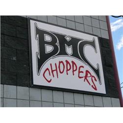 CHOICE of 4 Wooden Exterior Motorcycle Brand Name Signs