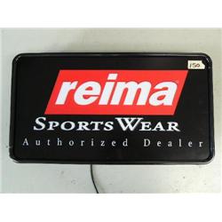 Reima Sportswear Authorized Dealer Lighted Advertising Sign