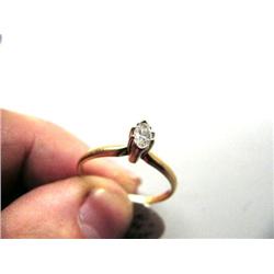 Marquee Cut Lady's Diamond Ring Size 8 1/4 (27)