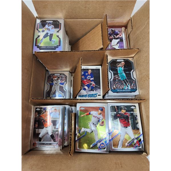 Box of Sports Cards