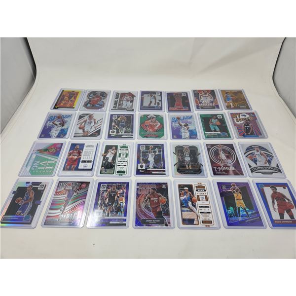 Basketball Rookie and Insert Sports Card Lot in Hard Sleeves