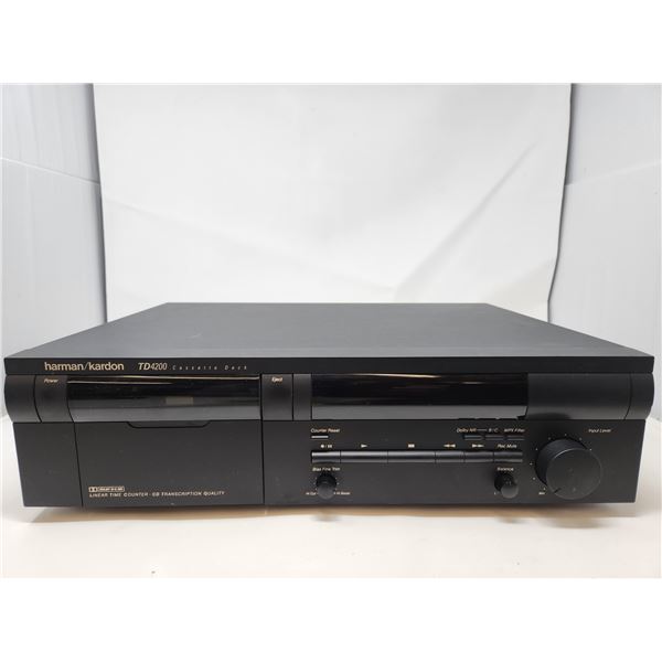 Harman Kardon TD4200 Cassette Deck Working