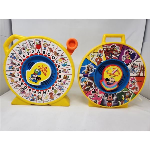 Vintage Fisher-Price Disney Speak and Learn Working