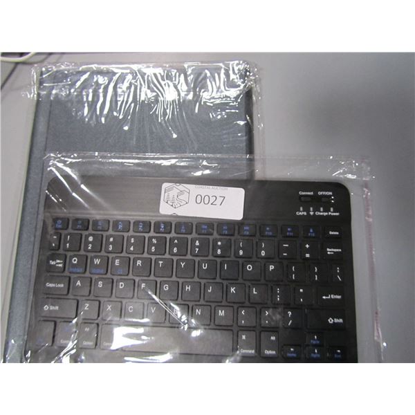 iPad cover with a wireless keyboard
