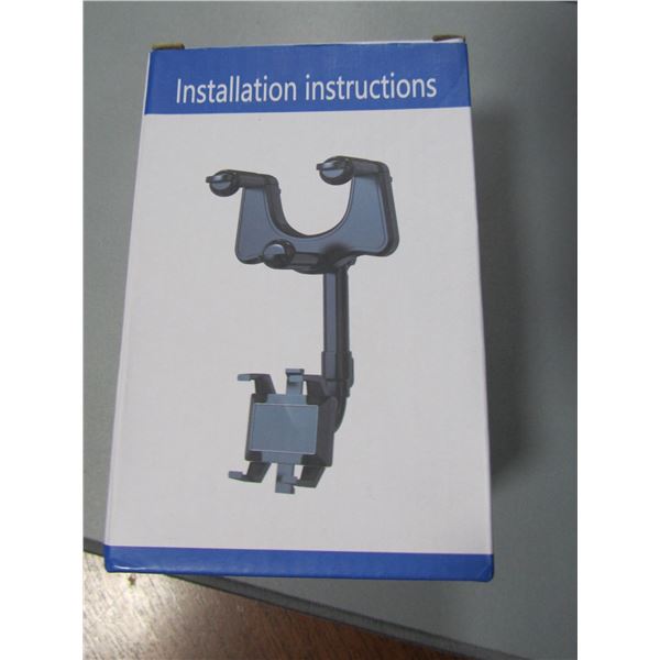 car rearview mirror phone holder