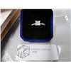 Image 2 : Moissanite Diamond Ring with GRA Certificate