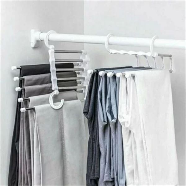 2 pcs Magic Pants Hanger Space Saving