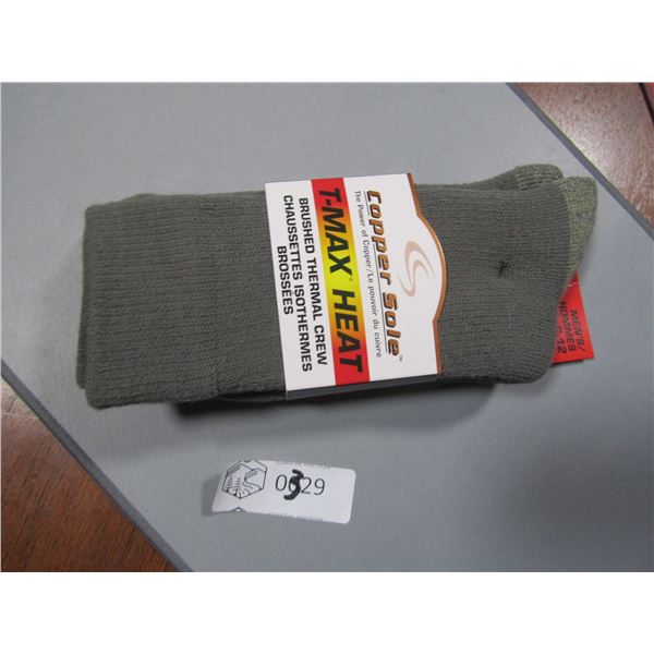 T-max heat socks,size 6-12