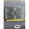 Image 2 : 1 box of 5 compartments Clear Hinged Food Container