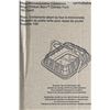 Image 3 : hot food package with clear lid, 100 pcs
