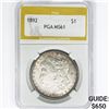 Image 1 : 1892 Morgan Silver Dollar PGA MS61