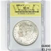 Image 1 : 1881-CC Morgan Silver Dollar WCG MS66