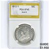 Image 1 : 1812/1 Capped Bust Half Dollar PGA XF45 Sm 8