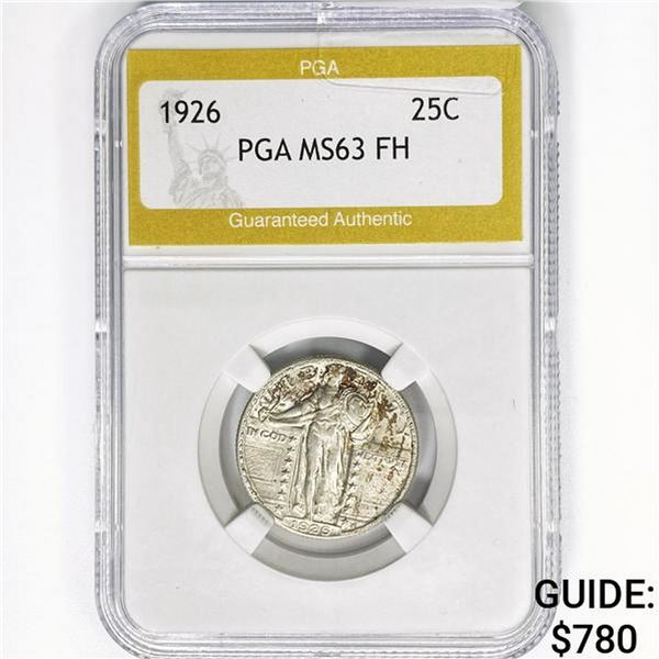 1926 Standing Liberty Quarter PGA MS63 FH