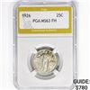 Image 1 : 1926 Standing Liberty Quarter PGA MS63 FH