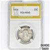 Image 1 : 1926 Standing Liberty Quarter PGA MS65