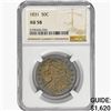 Image 1 : 1831 Capped Bust Half Dollar NGC AU58