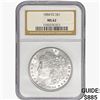Image 1 : 1884-CC Morgan Silver Dollar NGC MS62