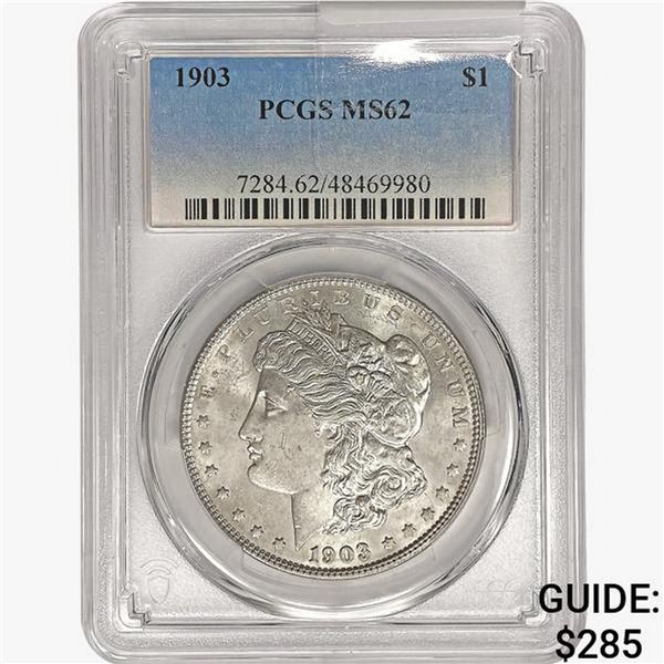 1903 Morgan Silver Dollar PCGS MS62