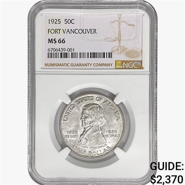 1925 Vancouver Half Dollar NGC MS66