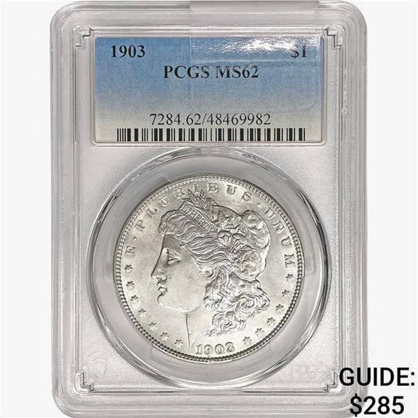 1903 Morgan Silver Dollar PCGS MS62