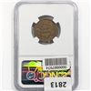 Image 2 : 1851 Braided Hair Half Cent NGC MS61 BN