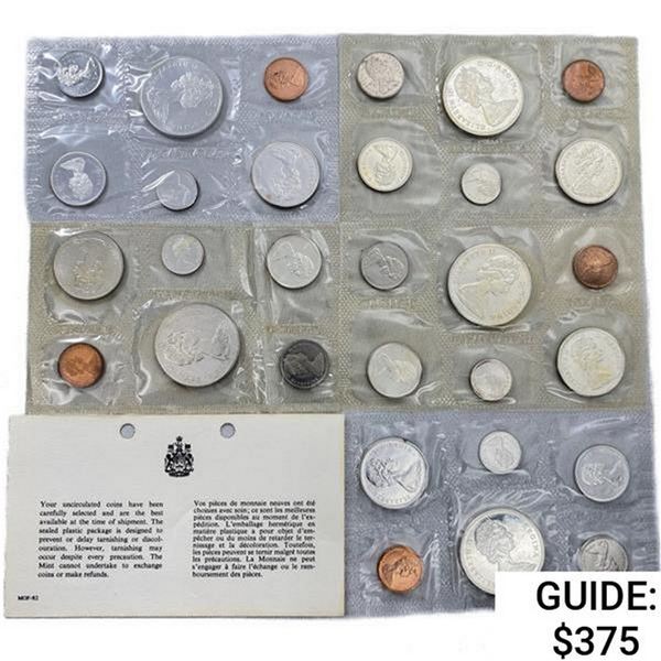 1965 Canada Proof Silver Coin Sets (30 Coins)