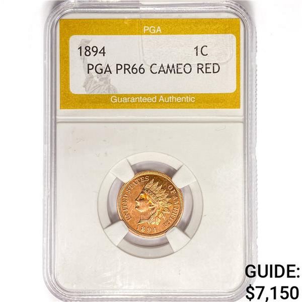 1894 Indian Head Cent PGA PR66 RED CAMEO