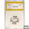 Image 1 : 15342 Mercury Silver Dime PGA MS61