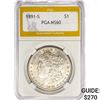 Image 1 : 1891-S Morgan Silver Dollar PGA MS60