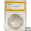 Image 1 : 1904-S Morgan Silver Dollar PGA AU50