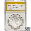 Image 1 : 1878 7/8 TF Morgan Silver Dollar PGA MS63