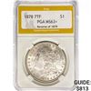 Image 1 : 1878 7TF Morgan Silver Dollar PGA MS63+ REV 79