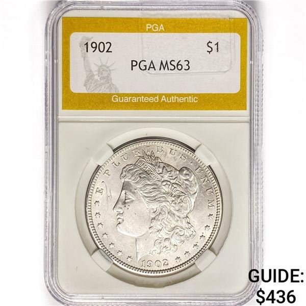 1902 Morgan Silver Dollar PGA MS63