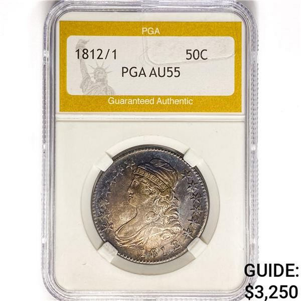 -31835 Capped Bust Half Dollar PGA AU55