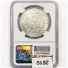 Image 2 : 1892 Morgan Silver Dollar NGC MS61