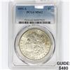 Image 1 : 1891-S Morgan Silver Dollar PCGS MS62