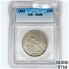 Image 1 : 1857 Seated Liberty Half Dollar ICG AU55