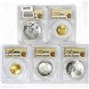 Image 2 : 2020 Gold/Silv Bball Complete Set PCGS MS70
