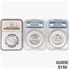 Image 1 : [3] 1957-1962 Franklin Half Dollar NGC/NGA MS