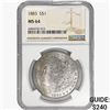 Image 1 : 1883 Morgan Silver Dollar NGC MS64