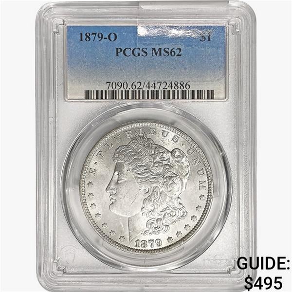 1879-O Morgan Silver Dollar PCGS MS62
